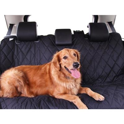 China Hot Sale Washable Black Travel Waterproof Durable Anti Skid Dog Car Heavy Seat Cover For Pet for sale