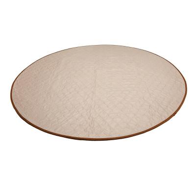 China Viable Round Puppy Pee Pet Absorbent Pad For Puppy Washable Waterproof Reusable Dogs for sale