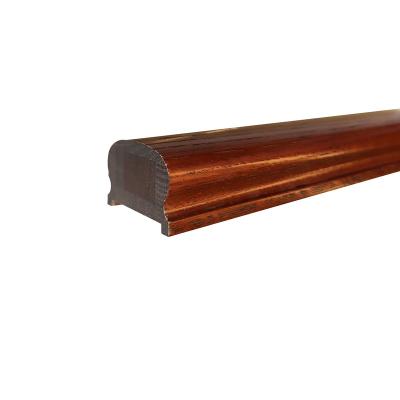 China Contemporary Curved Spiral Stair Railing For Villas, Customized Solid Wood Railings For Attic Households for sale