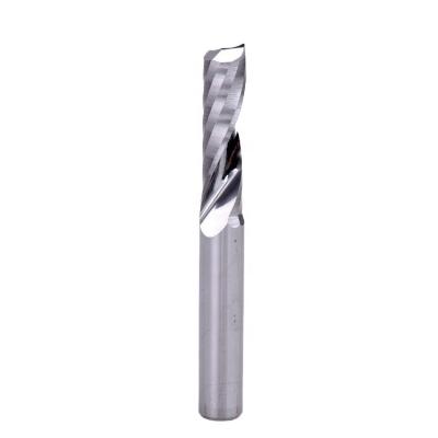 China For Endmill 3.175mm Flute Chipboard PVC Acrylic Aluminum Single Spiral PVC Chipboard Single Flute End Mill for sale