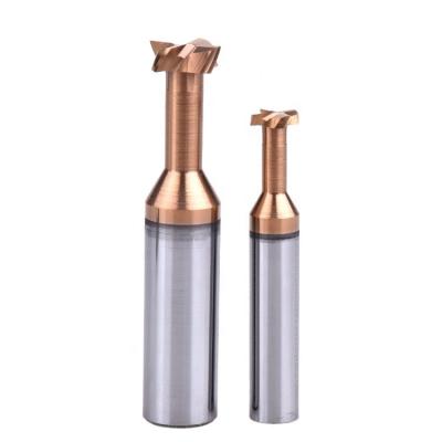 China T-slot Machining LEE-X Lixin Tools Extended T-slot Machining HRC60 4 Spline 2mm*T1.0 T-slot Milling Cutter For Steel T-slot Carbide End Mill for sale