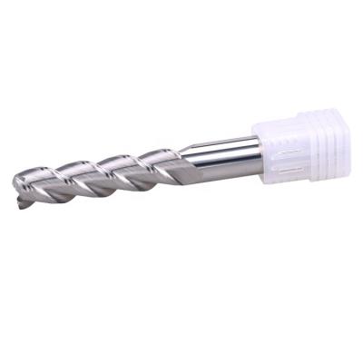 China LEE-X HRC55 Carbide End Mill Flat End Mill Cutter For End Mill 3 Flutes 18mm*100L Aluminum Solid Carbide End Mill for sale