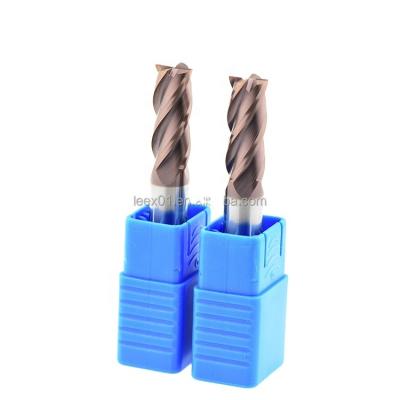 China LEE-X Lixin Tungsten Carbide End Mills End Mill Cutter for Milling 18mm*100L HRC58 4 Flutes Solid Carbide End Mill for sale