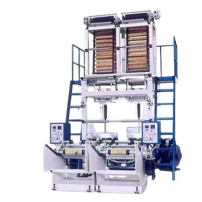 China RX-750-P Biodegradable Double Head Blowing Unit Blown Film Machine Extruder For Waste Plastic LDPE HDPE for sale