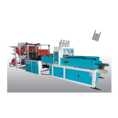 China Biodegradable Plastic Plant 4 Lines PLA PBAT Carry Garbage Bag Making Punching Poly Bag T-shirt Machine Full Automatic for sale