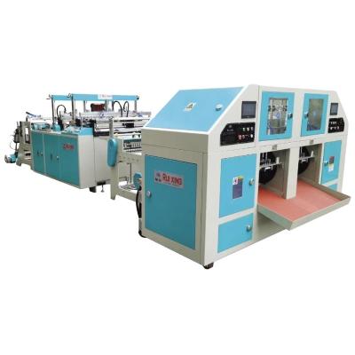 China Factory Semi-automatic High-speed Double-channel Buying Fresh-Keeping Plastic Flat Bag On Roll Making Machine With Coreless Core for sale