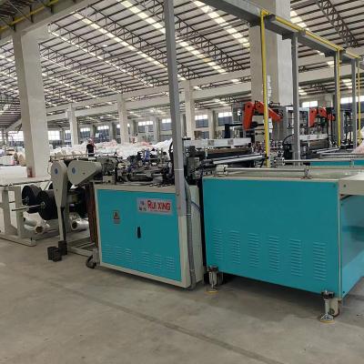 China Full Automatic Factory PE Seedling Bag Double Flower Pot Bag Plastic Bag Making Machinery for sale