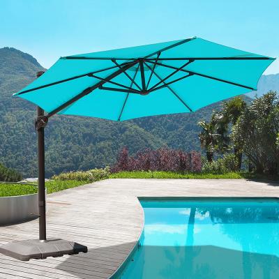 China Luxury Outdoor Furniture Patio Umbrella Offset Hanging Umbrella Market Outdoor Umbrella Deck, Backyard, PoolGarden Umbrella Fog Tent for sale