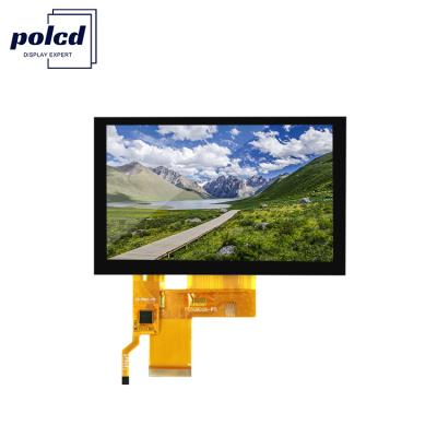 China Touch Screen Polcd 5-Zoll hohe helle TFT LCD kapazitive 800x480 Entschließung Anzeige RGB-Schnittstelle IPS TFT zu verkaufen