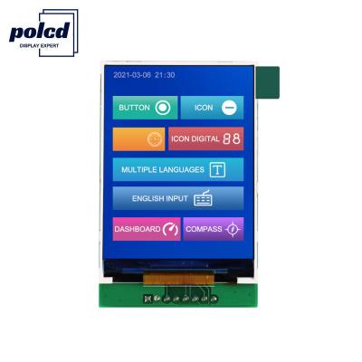 China Polcd RoHS Color 262K Lcd Tft Panel táctil ST7789V2 Tft de 2,4 pulgadas en venta