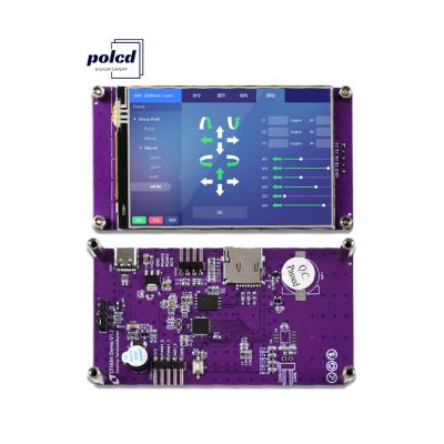 Κίνα Polcd 3,5 ιντσών Serial Port Οδηγία Δείκτης εντολών LCD Μονούλες TFT Δείκτης HMI Εικονική οθόνη προς πώληση