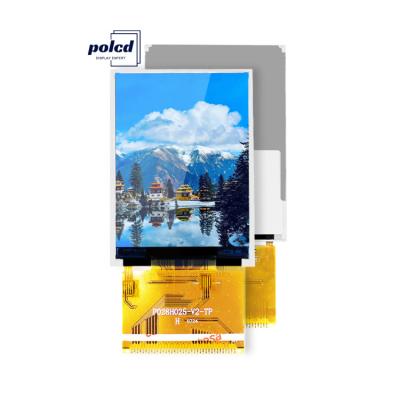 China Polcd RoHS Pantalla TFT HD de 2,8 pulgadas 8080 MCU Pantalla Tft Lcd de 16 bits en venta