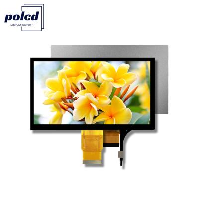 China Polcd 7 Inch Middle Size LCD Module 800*480 High Brightness Capacitive Touch TFT Display for sale