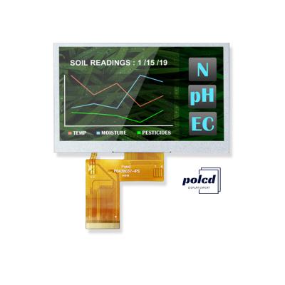 China Polcd 4,3 Zoll 400 Inch Helligkeit 480x272 LCD IPS Bildschirm NV3041A ic MCU SPI Schnittstelle TFT-Display zu verkaufen