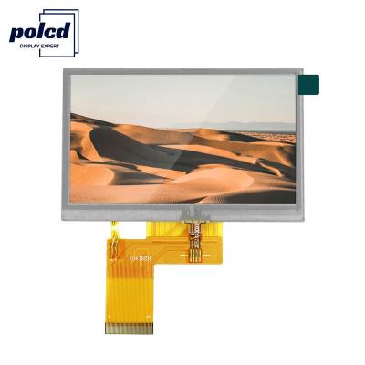 中国 Polcd ST7262E43 4.3 インチ Hdmi Lcd 800x480 タッチ ディスプレイ パネル RGB 24 ビット 販売のため