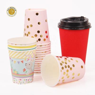 China Disposable Biodegradable PLA CPLA Compostable 90mm Lids Party Paper Cup Coffee Cups 80mm Eco Friendly Lids for sale