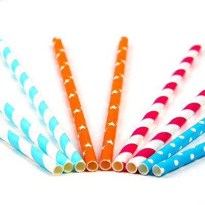 China Eco - Friendly Eco - Friendly Good Grade Paper Drinking Straw , Biodegradable Paper Straws for sale