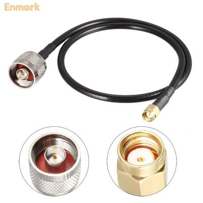 China coaxial cable assembly RG58 cable sma to n connector EM-CBSMARG58N for sale