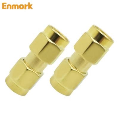 China The rf sma male electrical connector package with gloden plated cap for sale