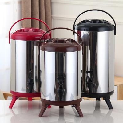 China Commercial Insulated Household Barrel Coffee Juice Soybean Insulated Milk Tea Container Thermos Drink Dispenser Milk Tea Warmer Bucket for sale