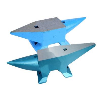 China Metallurgical Wholesale 5 To 100 Kg Double Horn Forged Steel Anvil Blacksmith Anvil For Sale for sale