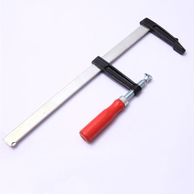 China Ideally for good steel and general construction quality drop forged F clamp slide locking bar clamp for wood working for sale