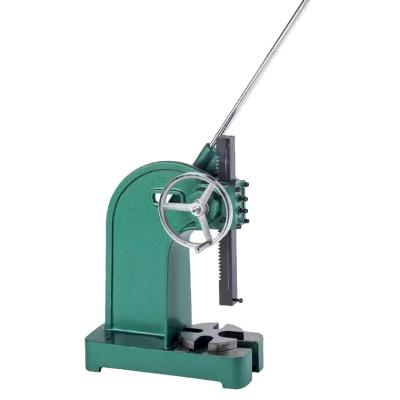 China Cast Iron 0.5/1/2/3/5 Ton Ratchet Or General Mini Hand Press Machine Arbor Press for sale