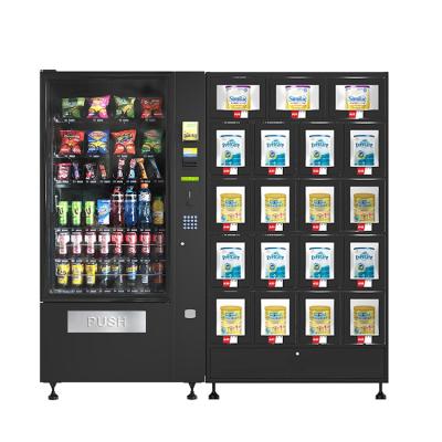 China BAIXUE School Self Service Bubble Gum Cigarette Locker Automatic Snack Vending Box in Subway Station for sale