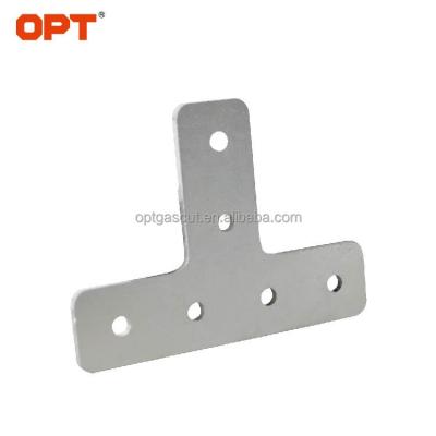 China Fix profile EOAT L shape/T shape/straight fixing plate to fix profile aluminum hardware with good quality OPT for sale