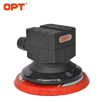 China Grind and Polish for All Kinds on Objects OPT OPT-105 Round Pneumatic Robot Tools Tools Grinding Grinder 5 Inch Orbit R 2.5mm Angle Grinder Metal Body RPM10000 for sale