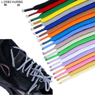 China Custom Round Rope Laces Polyester Color Laces Custom Length 120cm130cm 140cmused for increasing shoe laces for sale