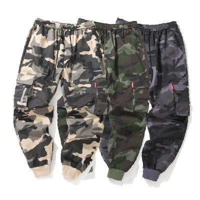 China Autumn Street Trend Casual Hip Anti-Pilling Hop Pants Retro Track Jogger Cargo Pants Loose Elastic Work Tactical Pants for sale