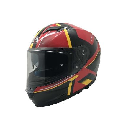 China Popular OEM Fashion Full Face Dual Visor With EEC Certificate Motorcycle Helmets for sale