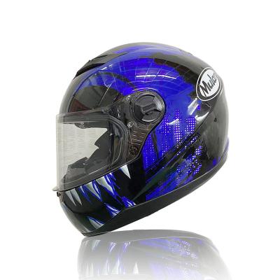 China Hot Sale ABS Motorcycle Helmet Full Face Offroad Motorcycle Racing Helmet With CEE 2205 Version for sale