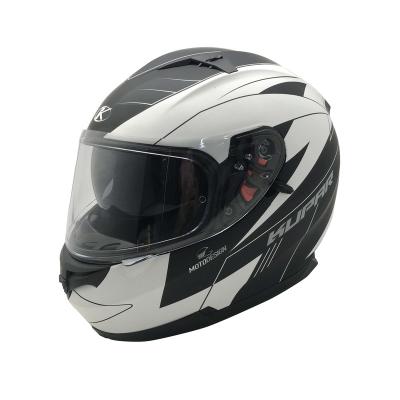 China Popular OEM Dot Certification High Quality Double Visor Full Face Motorcycle Helmet for sale