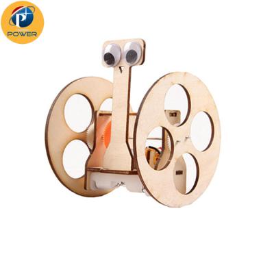 China 3D Wooden Jigsaw Puzzle Assembly Model Kit Balancing Robot DIY ROD Wooden Toy for sale