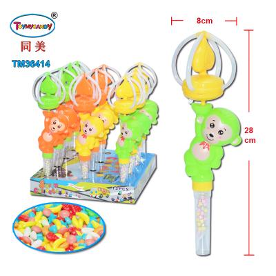 China Cartoon Toys Hot Selling Flash Toy Candy Good Quality Monkey Stick Toy For Kids China Toy Candy Supplier in Shantou, China for sale