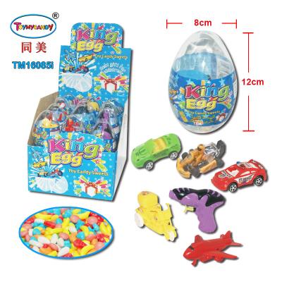 China Capsule Toys 2021 New Product Cheap Plastic Egg Toy With Good Candy Sale In Super Market for sale