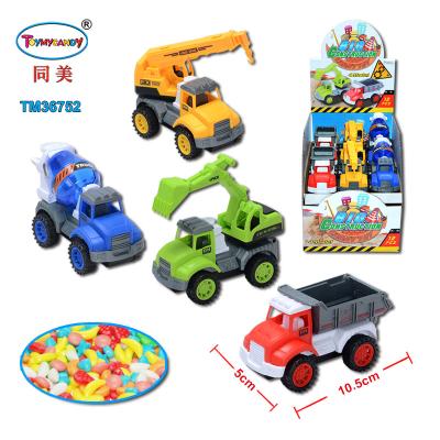 China capsule toys kids car toy new direct from china manufacturer building set friction car toy with no. 1 of candy selling in Eu for sale