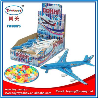 China Capsule toys hot sale for 2016 good quality candy toy from Toymy factory pull back flat toy with weet candy for kids for sale