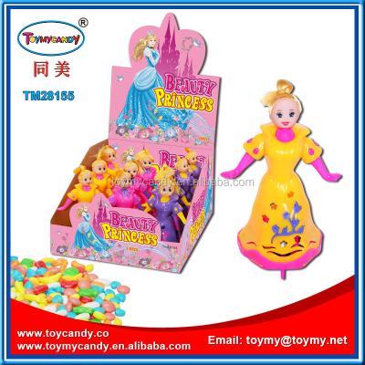 China Capsule toys 2016 China hot sale cheap plastic doll toy candy with sweet candy princess toy for kids for sale