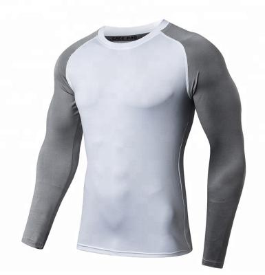 China Wholesale cheap custom made china manufacture quick dry guard surf compression rash shirt for men for sale