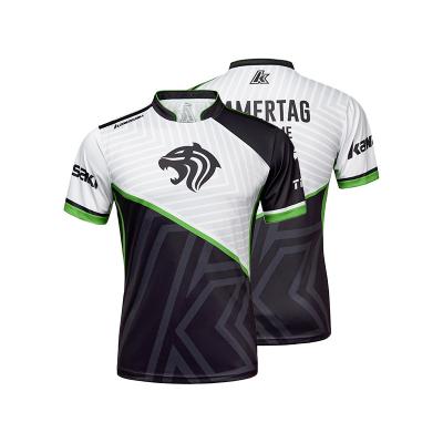 China Plus Size High Quality E-sports Wear Tank Top Custom Designs Sublimation Gaming E-sports Shirt Team Game Shirt for sale