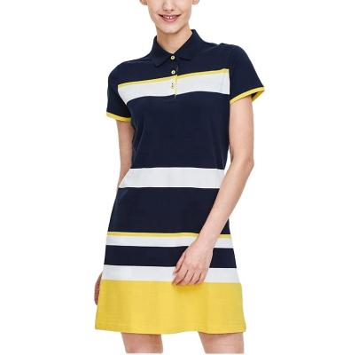 China Custom Anti-Static High Quality Fabric Golf Dress Comfortable Breathable Golf Polo Dress For Girls for sale