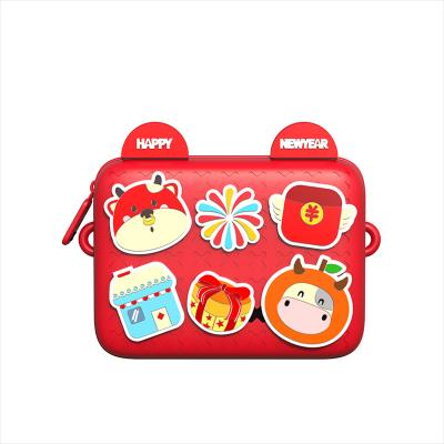 China Cute Fashion DIY PVC EVA Baby Kindergarten Cartoon Messenger Bag For Children's Day Gift for sale