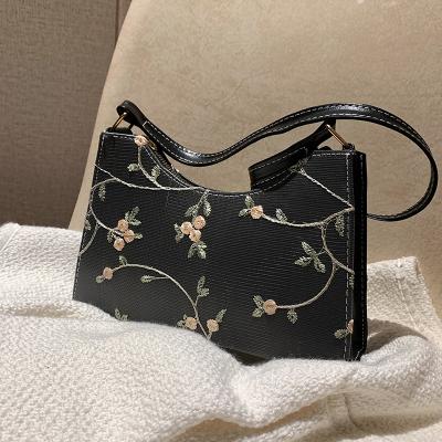 China Fashion Party Designer Handbags Handbag High Quality Unique Classic Flower Pattern Tote Ladies Handbag for sale