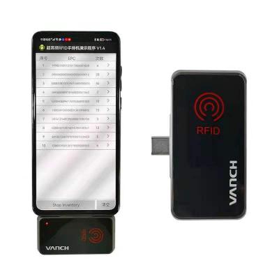 China Wholesale Warehouse Inventory Vanch 900 MHz Short Remote USB Connect Phone UHF RFID Reader For Asset Tracking for sale