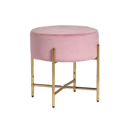 China Contemporary Manufacturer And Supplier Synthetic Leather Round Bar Ottoman Dining Cafe Leather Sneak for sale