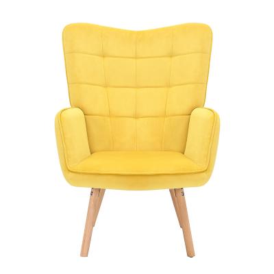 China Modern Fabric Home Office Apartment Leisure Facilities Wing Chairs For Dining Living Room Chair for sale