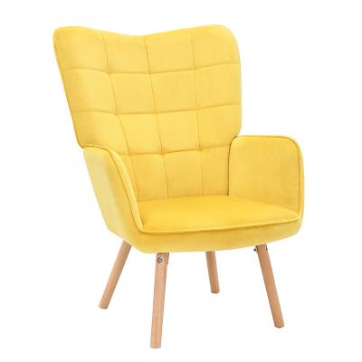 China Modern Fabric Home Office Apartment Leisure Facilities Wing Chairs For Dining Living Room Chair for sale